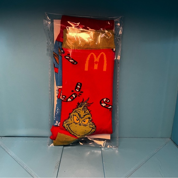 McDonald's Other - McDonald's Grinch Merry Grinchmas 2024 Socks